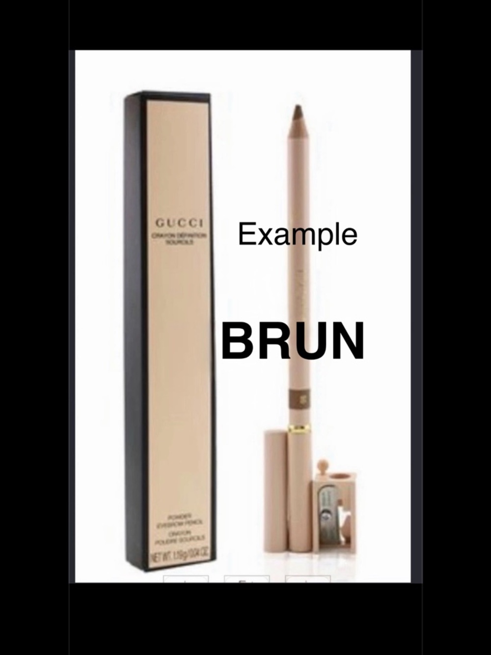 04 Brun-Gucci Powder Eyebrow Pencil Kit